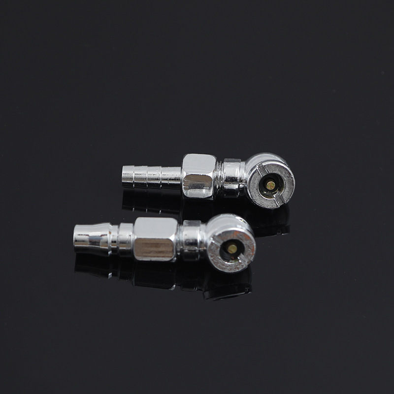 汽车轮胎打气嘴软管双头充气嘴咀摩托车自行车单车货车手摇加气杆