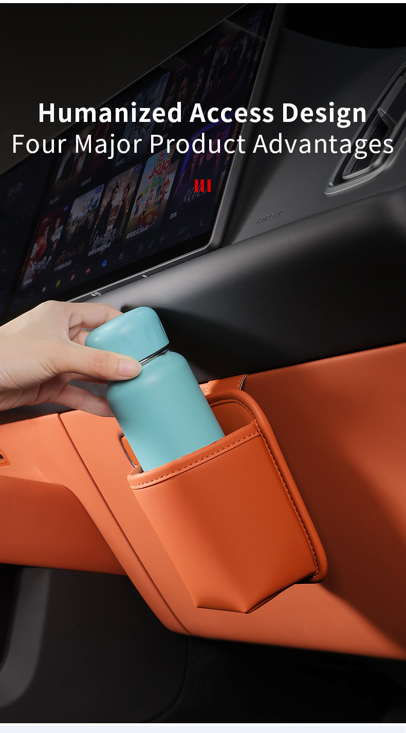 Cross-Border Car Seat Door Cup Holder, Car Passenger Storage Bag, Car Beverage Holder, Portable