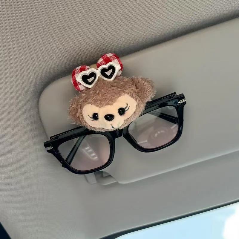 Cute New Kitty Cat Car Glasses Holder, Sunglasses Storage, Magnetic Car Interior Kt Cat Glasses Clip
