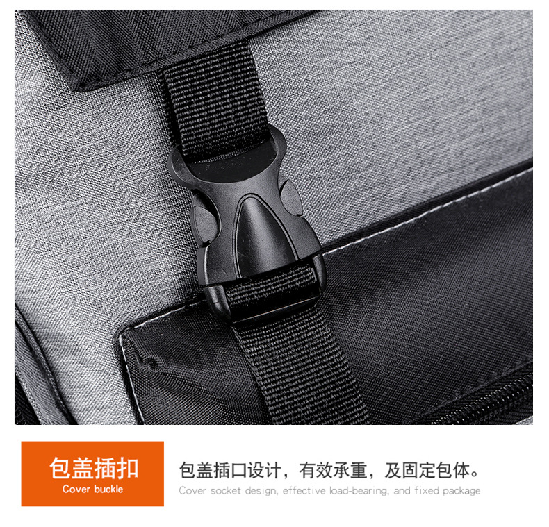 Wholesale of new fashionable, simple and large-capacity shoulder bags, business commuting and casual backpacks, nylon fabric computer backpacks undefined