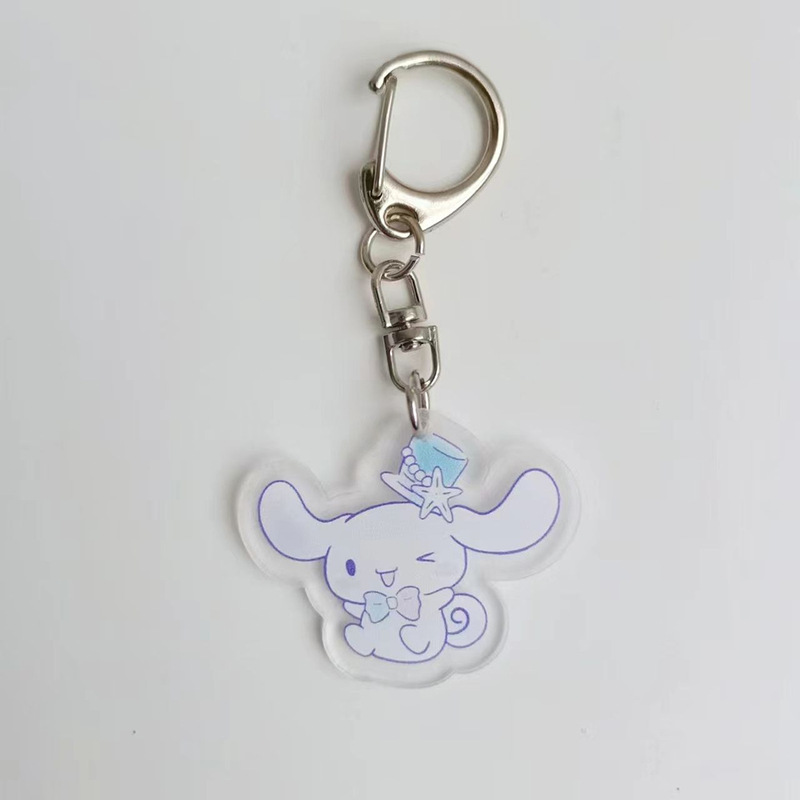 メーカー卸売りの爆発的なアクリルストラップ日系アニメかわいい筆袋バッグ小ストラップ学生のキーホルダー飾り|undefined