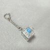 Pc single button-transparent-snake bone chain