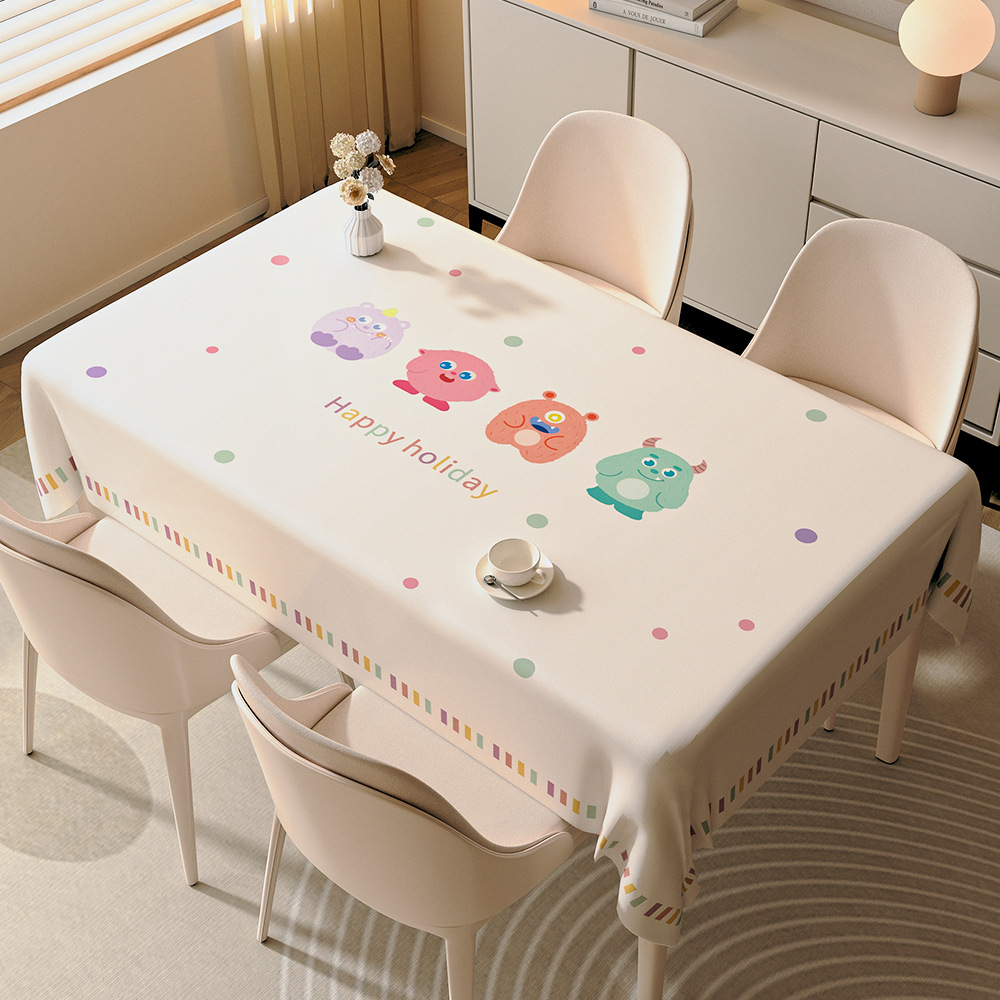 Toal de mesa sin lavado a prueba de agua a prueba de aceite a prueba de quemaduras rectangular 2025 nuevo toal de mesa de comedor de PVC de alta calidad toal de mesa de té