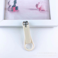 Cartoon Nail Scissors Splash Cream Color Cute Nail File Nail Color Scissors Colored Single Nail Trimming Tool Nail Art