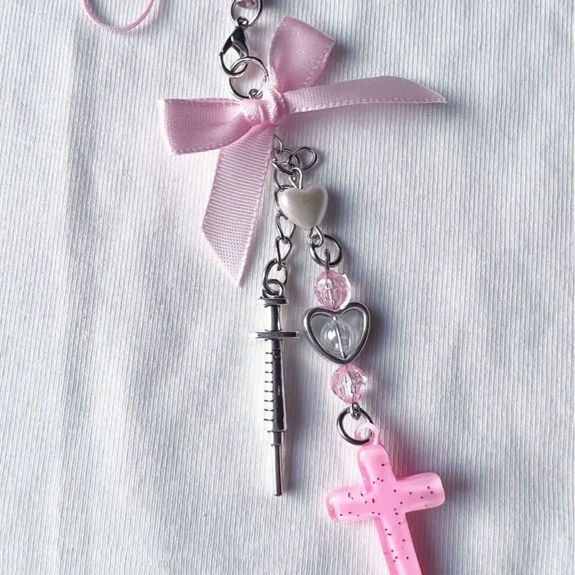 Mobile phone with beads handmade, card book, camera, pendant, DIY