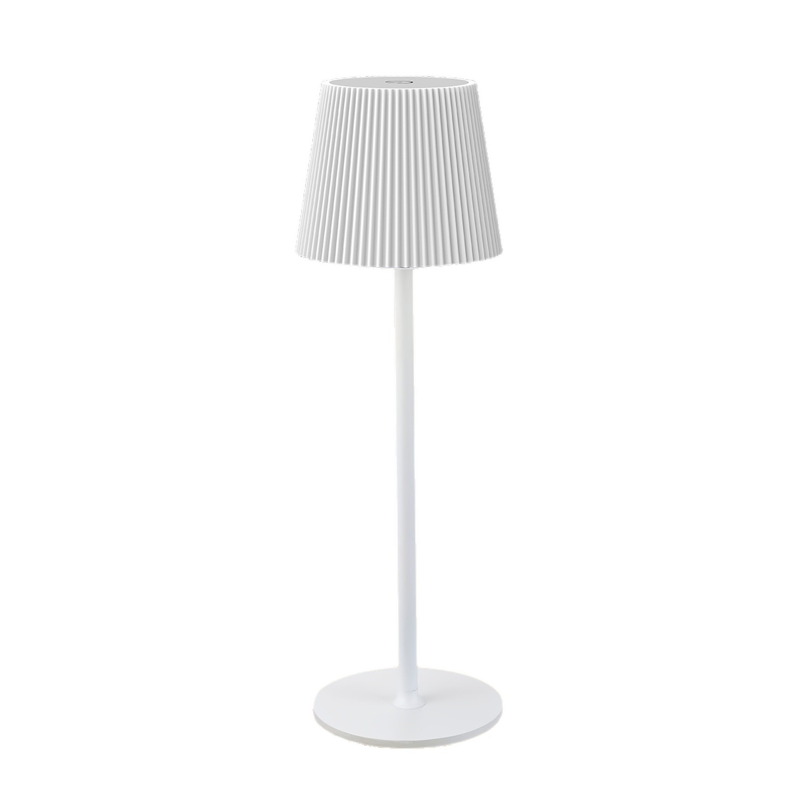 Fabrica directa transfronteriza rayas pie alto redondo lámpara de escritorio base de carga moderna y simple lámpara de atmósfera lámpara de mesa de comedor image 5