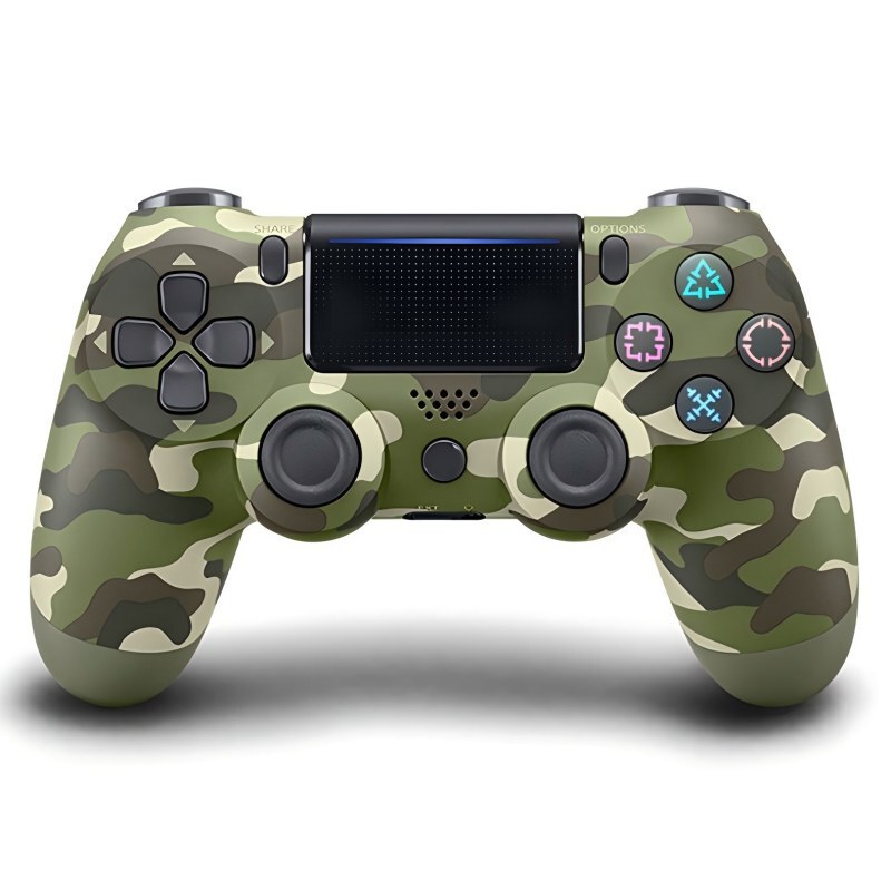 Cross-Border P4 Wireless Bluetooth Controller with Six-Axis Motion Sensing Vibration Suitable for Console Games P4 Game Console Controller Wholesale