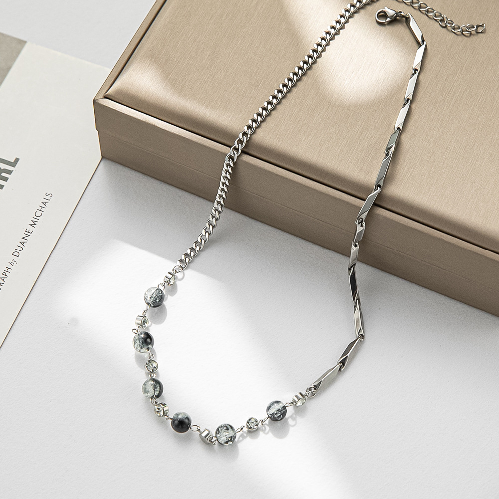 Fashion Geometric Titanium Steel Plating Necklace 1 Piece