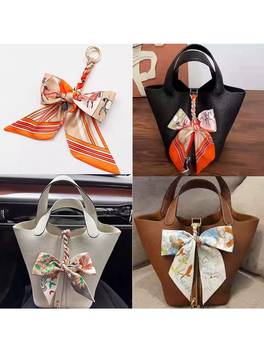 Сумка- basket? Please translate: Basket, pendant, bag with bow, fashionable accessory