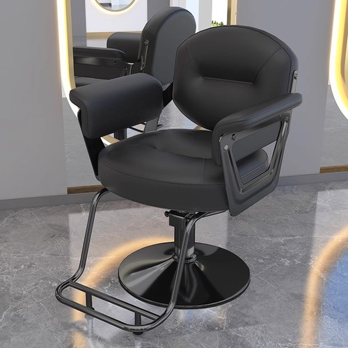 网红高端理发店椅子发廊专用剪发椅可旋转升降烫染椅轻奢美发椅子
