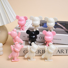 暴力熊汽车内装饰品素材首饰出风口香薰配件潮钻摆挂件2025新款