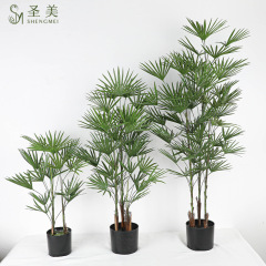 北欧のシミュレーション金山のパームツリーのアオイの蒲葵の木の室内の客の緑の植の造景の装飾の着地の置物の偽の木