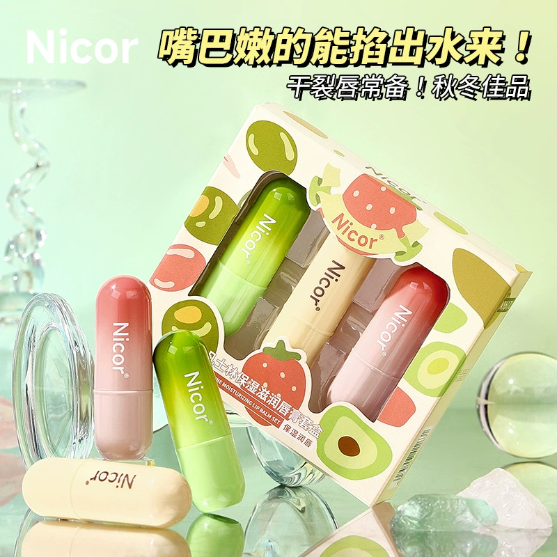 Nicor фруктовый бальзам для губ Fan увлажняющий увлажняющий бальзам для губ