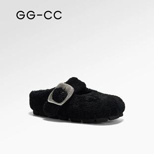 GGCC��ʽ��ϵ������ɫëë��ЬŮ2025�＾�¿�һ�_�Ű��^��Ь��Ů