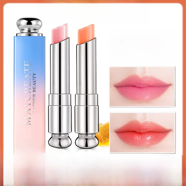 Color-Changing Lip Balm with Full English Packaging for Cross-Border Trade