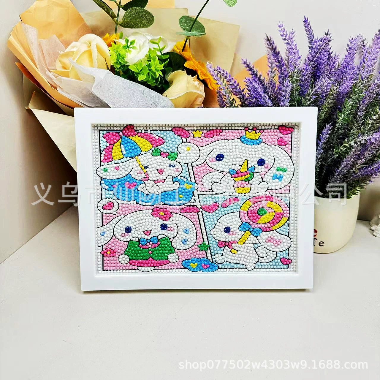 Набор для алмазной живописи Sanrio Kuromi, 17×22 см пластиковая рамка, набор для творчества DIY для детей