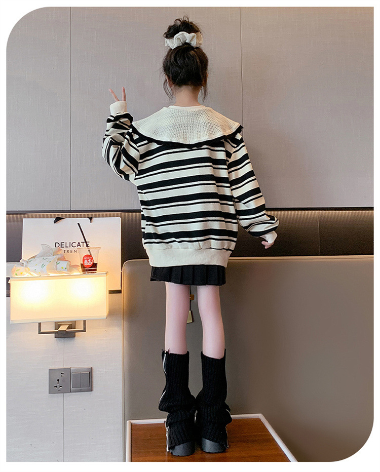 女童卫衣春秋款2023新款洋气儿童秋装长袖小女孩秋季童装宽松上衣详情12