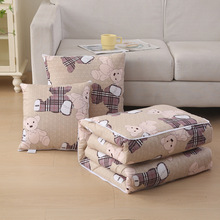 2025新款亲肤柔软棉被抱枕被车载枕头二合一办公室午休靠垫空调被