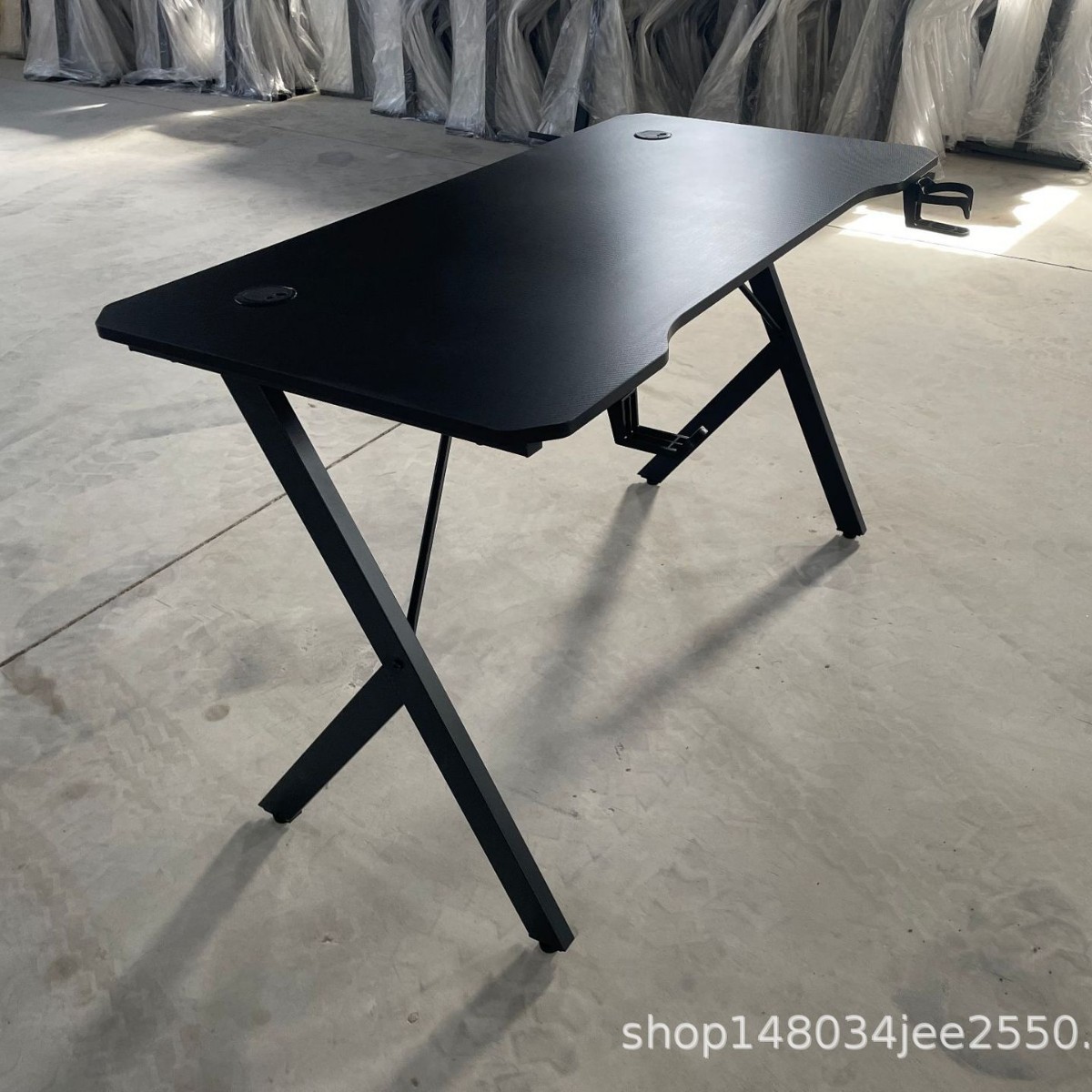 E-Sports Table Carbon Fiber Sticker Desktop Computer Table Office Desk Home Desk Available for Foreign Trade Cross-Border Export