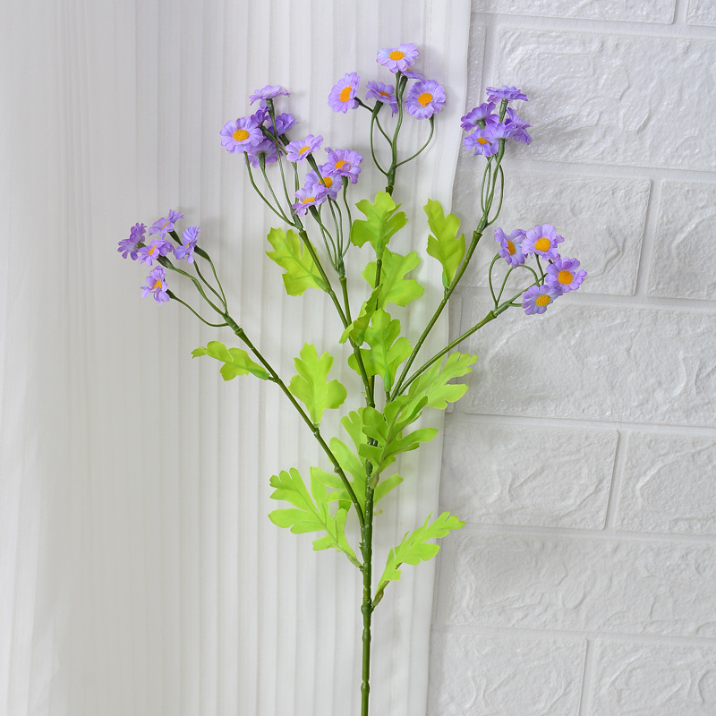 Simulación pequeña manzanilla pequeña margarita flor flor flor falsa flor flor flor flor de boda casa hotel de manzanilla flor de simulación mayorista