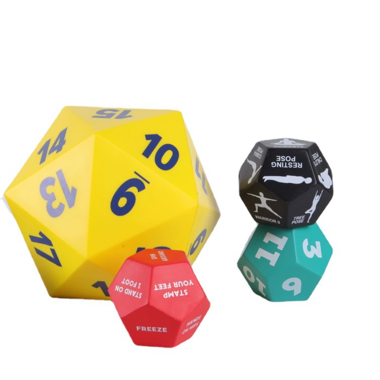 Полиуретановые кости, игрушка, 20-гранник