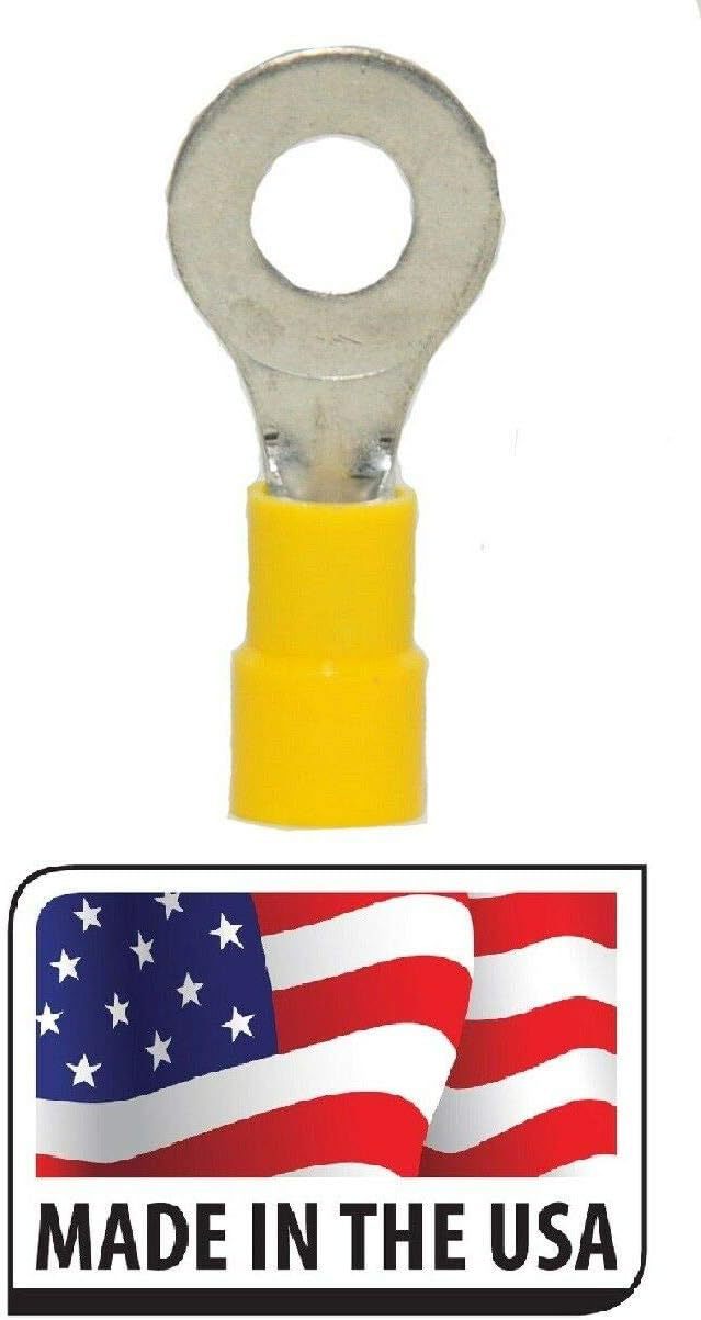 Natural Page 100 x 12-10 Gauge Yellow Vinyl Ring Electrical