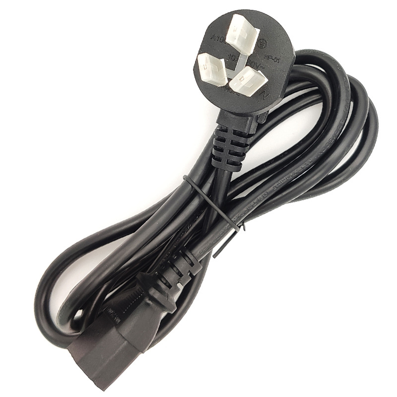 电源线三孔插头 IEC插座式滤波器配套用电源线 滤波器插座电源线