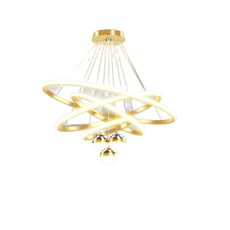 Luz de sala de estar moderna y simple luz de techo LED de espectro completo lámpara de dormitorio lámpara de comedor para toda la casa 2025 nueva lámpara Zhongshan