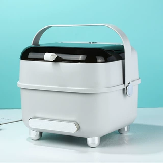 家用宝宝餐具存储奶瓶收纳盒PET材质防尘沥水收纳箱储物大容量