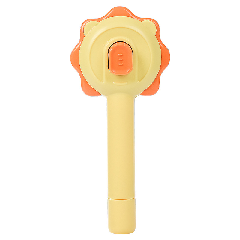 Nuevo girasol mascota depilación nudo peine de un solo clic depilación perro peine cepillo de pelo gato depilación peine venta al por mayor