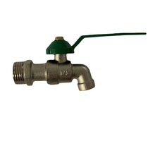 【厂家直销】跨境泰国锌合金水龙头1/2抛沙镀镍源头厂家批发价格