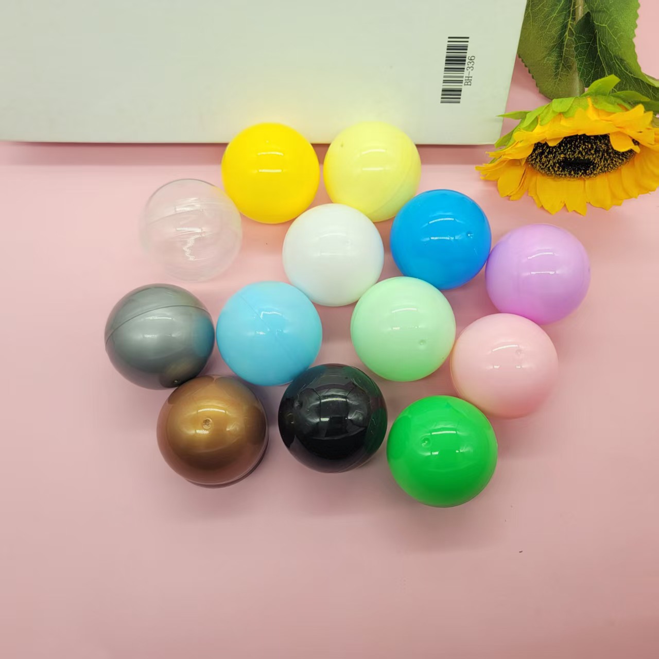 Nuevo 50mm máquina de torsión de huevos accesorios de actividad centro comercial de mesa abierto reunión anual bola de lotería doméstica juguete infantil máquina de bola