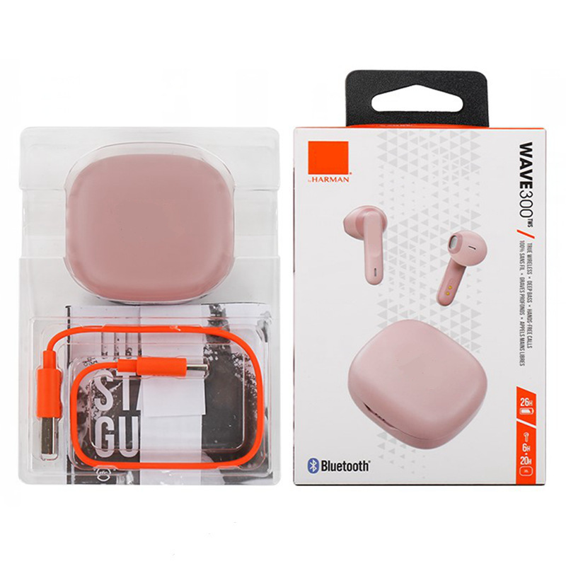 Cross-border New WAVE300 TWS High-end Bluetooth Headset Half-in-ear Girls Game Long-life Music 5.0 Cross-border New WAVE300 TWS High-end Bluetooth Headset Half-in-ear Girls Game Long-life Music 5.0