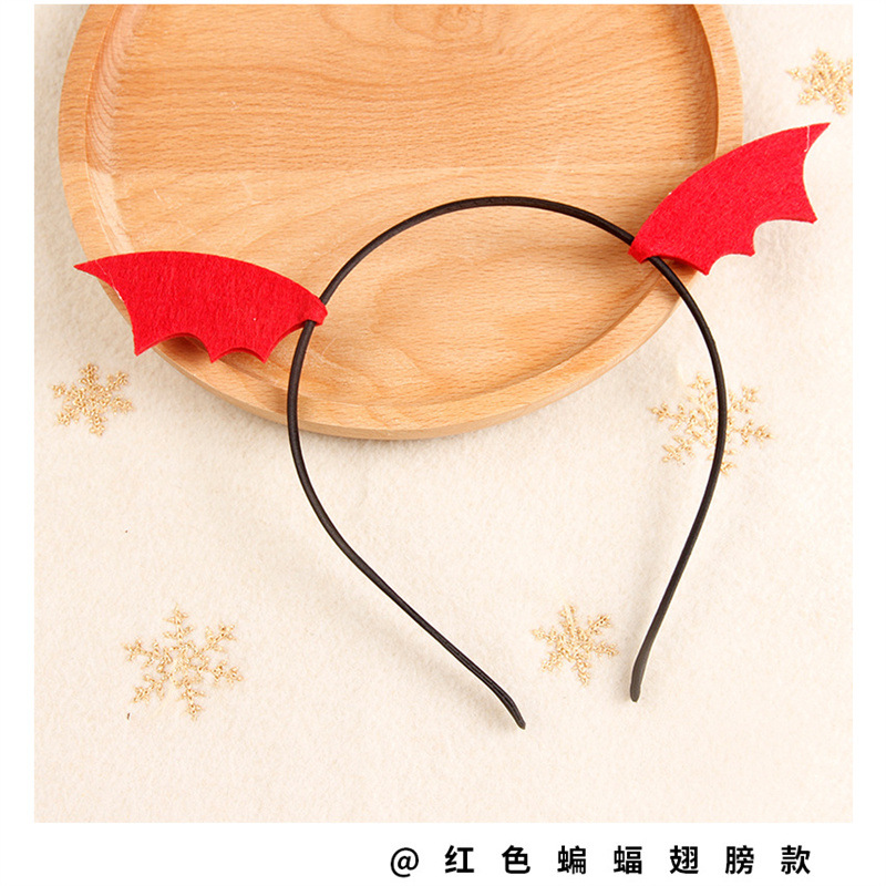 2022 nuevo Halloween diadema bat diadema fantasma Festival etapa rendimiento partido atmósfera decoración bat diadema