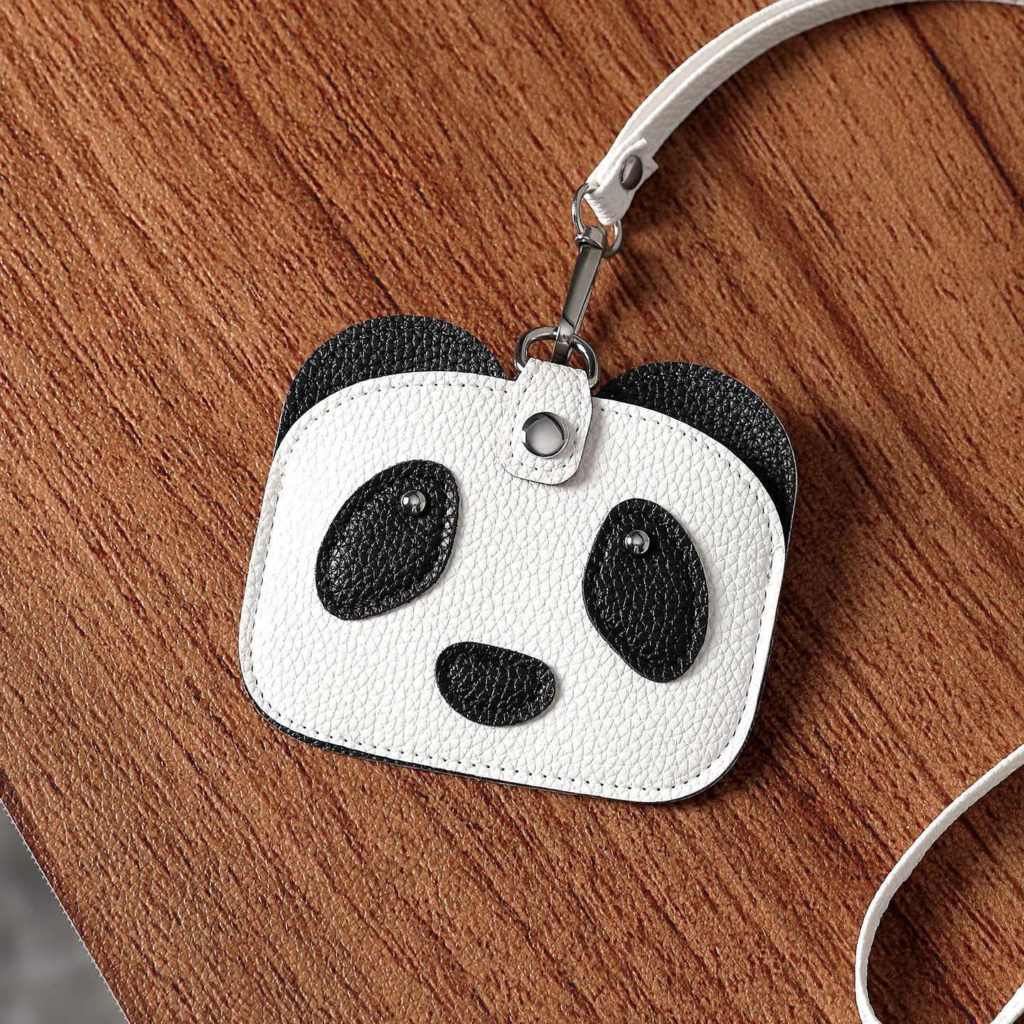 Nuevas bolsas de tarjetas de órgano encantadoras de dibujos animados creativas coreanas mini cremallera panda bolsa de cambio certificados de almacenamiento