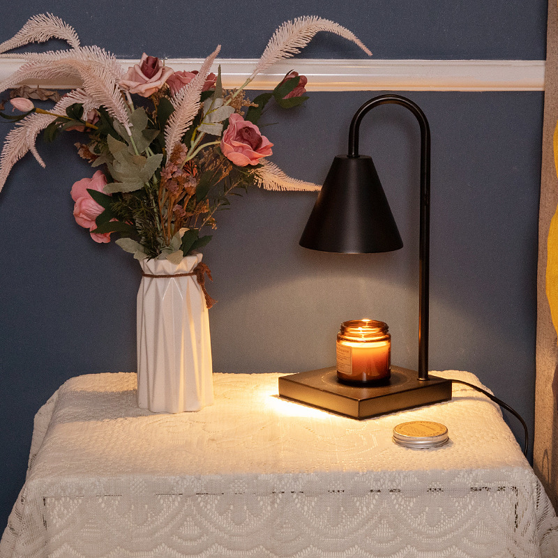 香薰融蠟燈小檯燈香氛臥室床頭燈溫馨浪漫簡約現代北歐風裝飾檯燈