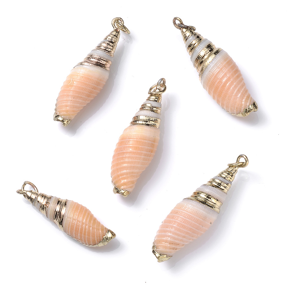 5 PCS/Package Shell Conch Shell Pendant display picture 7