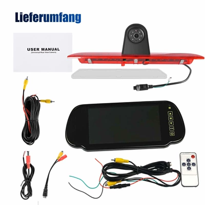 Image Camera, Vehicle camera - 7inch-rearview-mirror-monitor