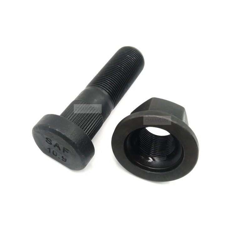 高品质10.9级用于SAF的卡车轮毂螺栓和螺母