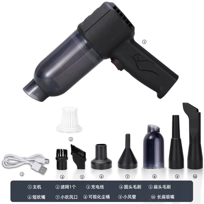 Cross-Border Mini Car Vacuum Cleaner, Portable Tozsoranlar - w012-mini-vacuum-cleaner-high-speed-multi-function-blowing-nozzle
