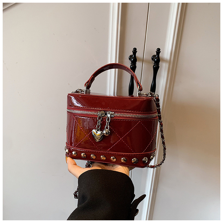 Korean style fashionable handbag for women 2025 summer new style small square bag, simple embroidered thread chain single-shoulder crossbody bag undefined