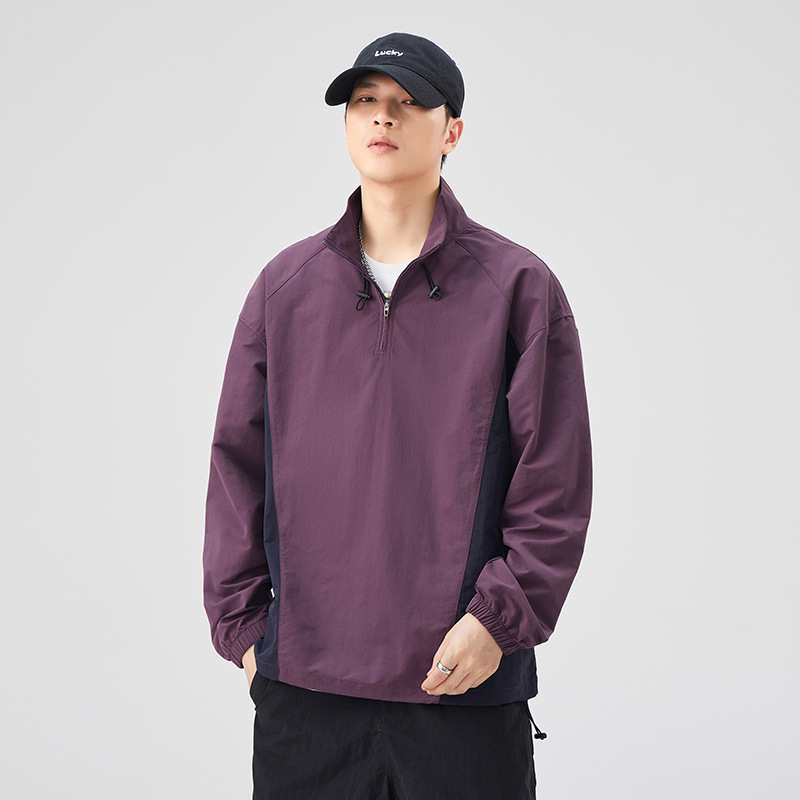 Free Shipping 2024 Autumn Fashion Brand Long Sleeve Shirt Men's American Japanese Contrast Color Stitching Shirt Jacket Mountaineering 2025 Free Shipping 2024 Autumn Fashion Brand Long Sleeve Shirt Men's American Japanese Contrast Color Stitching Shirt Jacket Mountaineering 2025