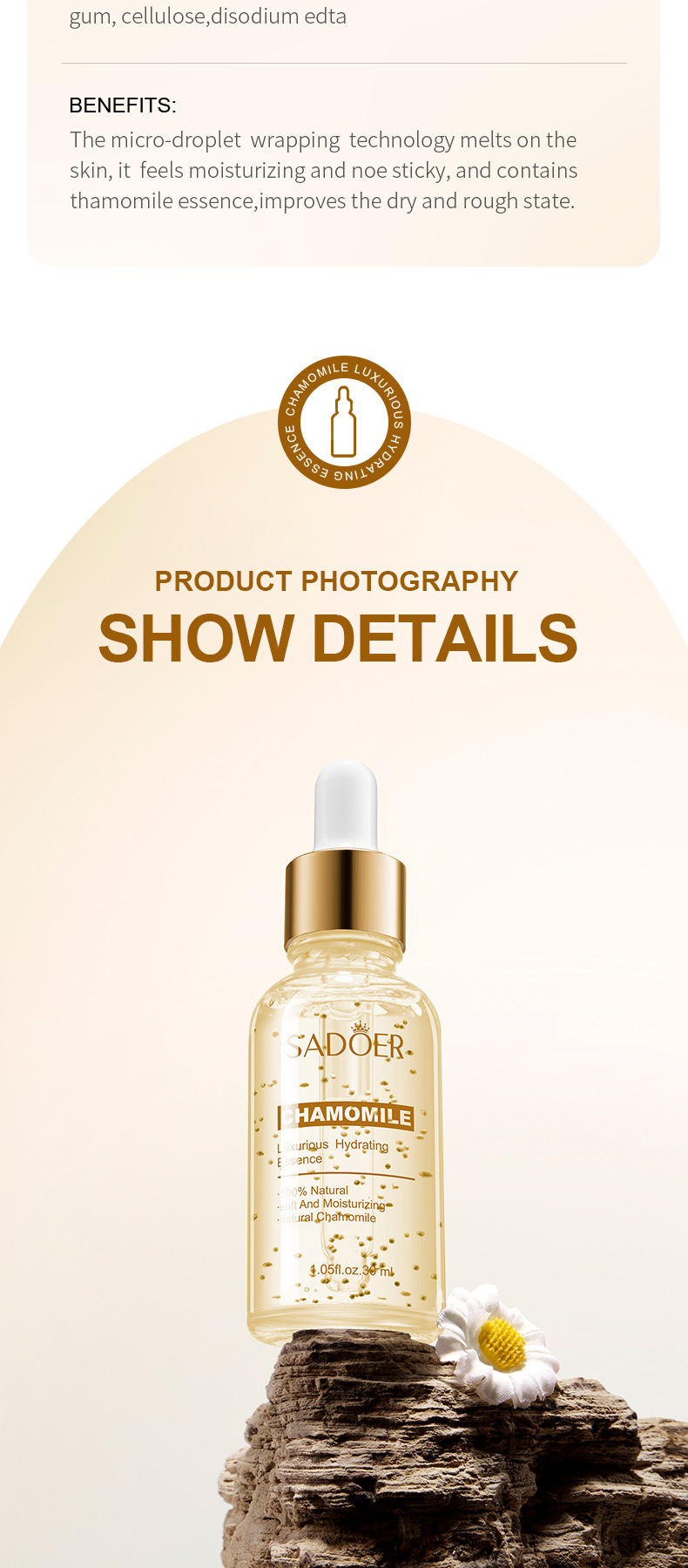 Original All Solution SADOER Aloe essence Shrinking Pore Moisturizing Skin Care Product_voghion.com