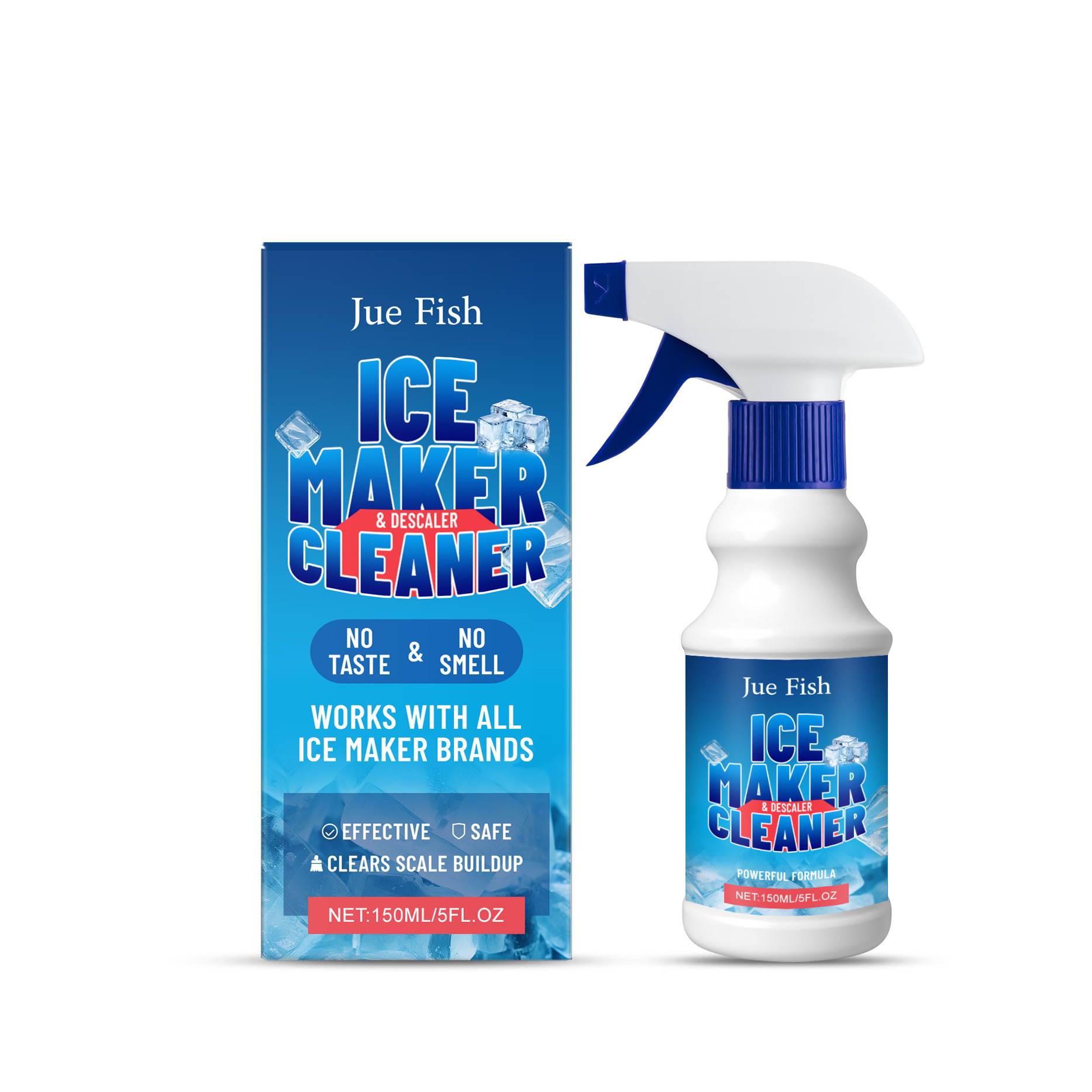 JUE FISH limpiador de hielo suave descontaminación trituradora de hielo limpieza bandeja de hielo desincrustación mantenimiento diario image 6