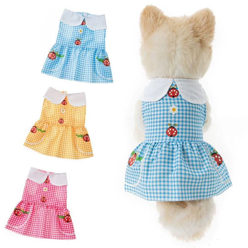 Оригинальное платье для принцессы от производителя, осеннее платье для питомцев в виде щенка или кота, милое, удобное и дышащее платье.
