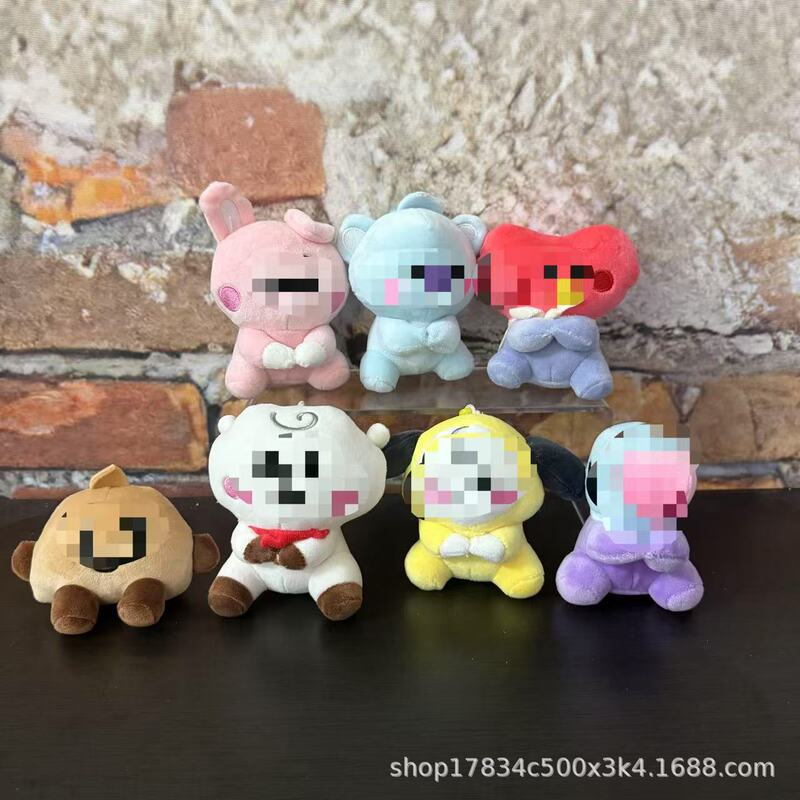 Stretch Fabric Korean Star Bt Bts Plush Toy Claw Machine Doll Pendant Gift