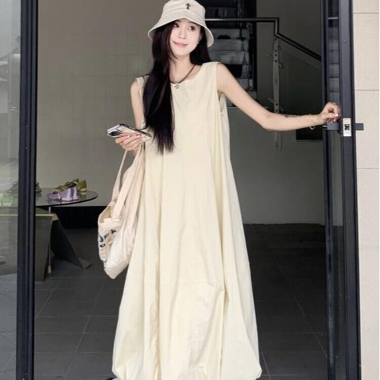 Pregnant Women's New Summer Style High-End, Lazy, Casual and Comfortable Young Dress, Mid-Length Dress for Pregnancy Wear