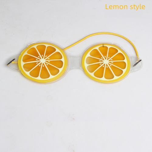 New Fruit Lemon Watermelon Strawberry Fatigue Eye Bag Cold and Hot Compress Beauty Eye Mask