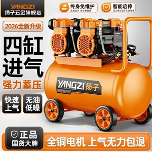 Industrial-grade high-power oil-free air compressor 220V small low-noise portable air pump