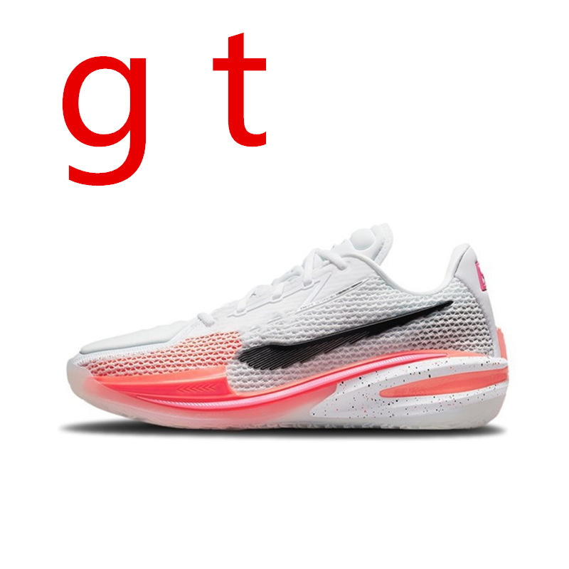 Putian Shoes Air Zoom Gt Cutgt Basketball Shoes Peach Wear-Resistant Non-Slip Men's and Women's Sports Shoes Running Shoes